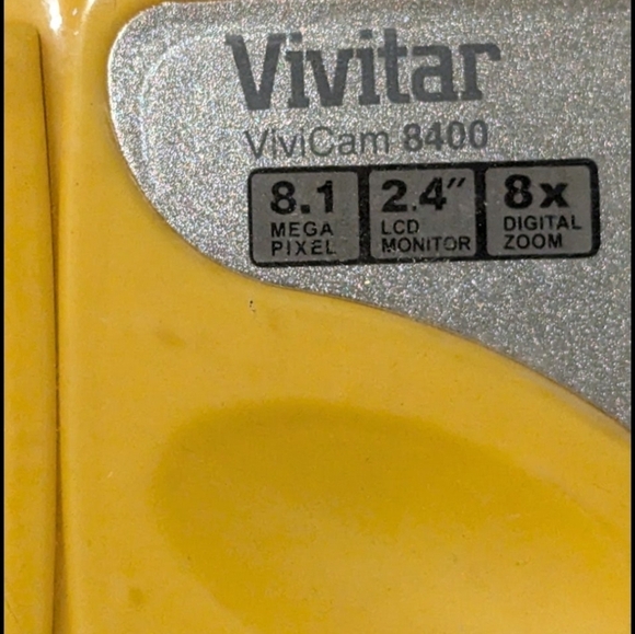 Vivatar underwater camera 2009 vintage yellow - Picture 7 of 16